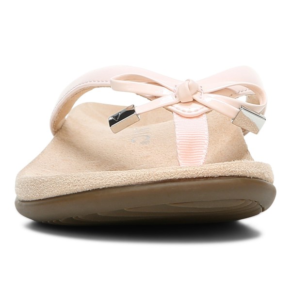 Vionic Sandals Ireland - Bella Toe Post Sandal Pink - Womens Shoes Online | XZTSC-9362